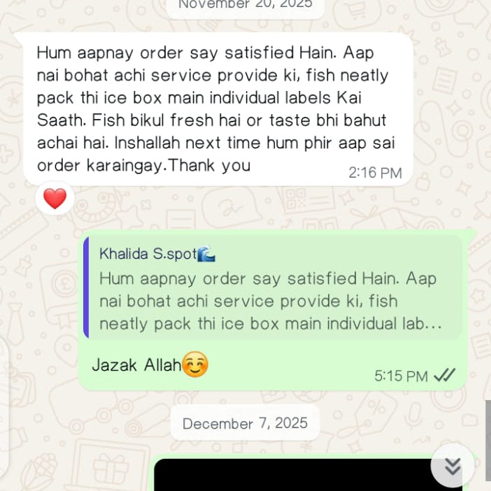 WhatsApp customer review screenshot