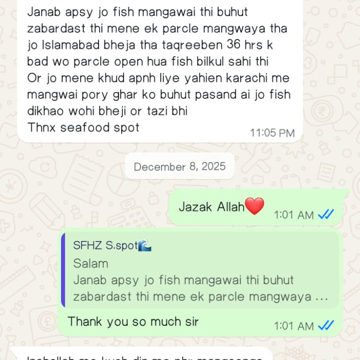 WhatsApp customer review screenshot